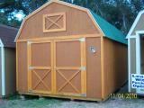 12' x 20' Cedar Lofted Barn with green roof